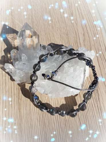 Bracelet Shamballa Labradorite