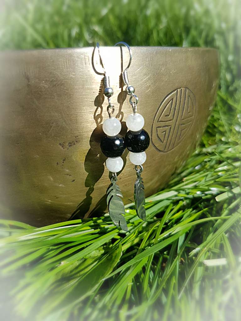 Boucles d'oreilles plumes