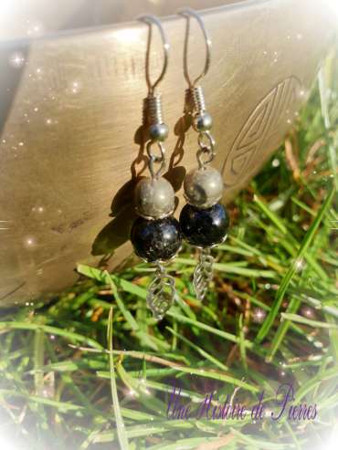 Boucles d’oreilles feuilles