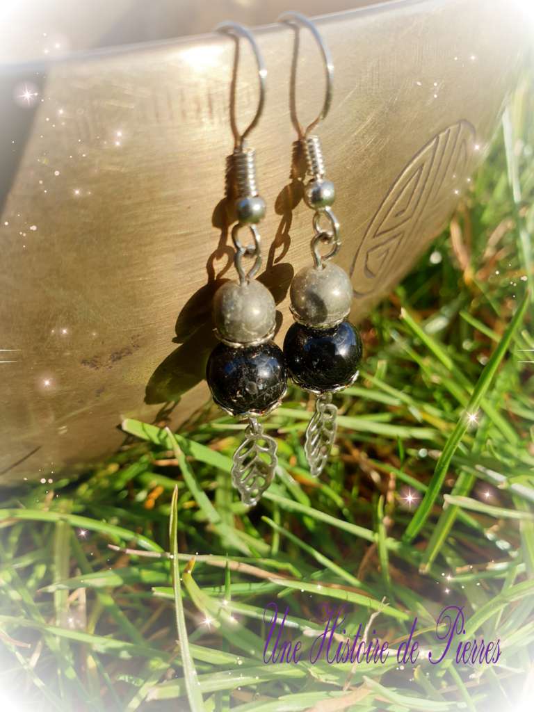 Boucles d'oreilles feuilles