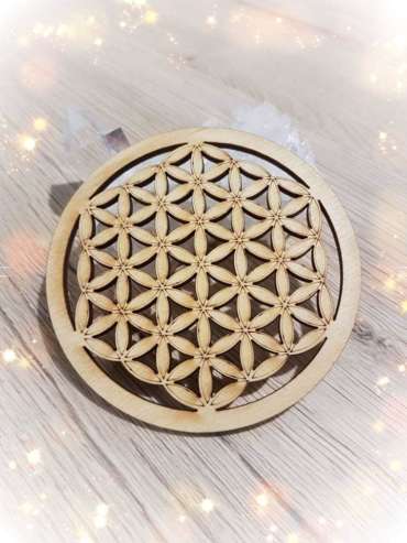Fleur de vie bois 8.5cm