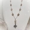 Collier Quartz rose et Arbre de vie