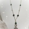 Collier Malachite, Cristal de roche et Arbre de vie – Image 2