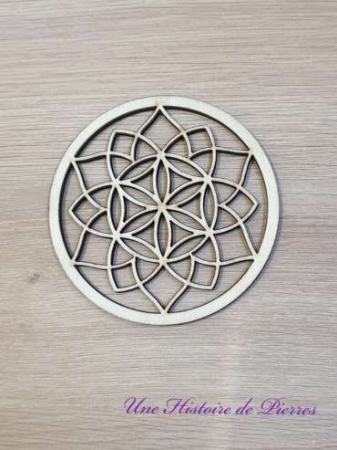 Chakra Lotus bois 8.5cm