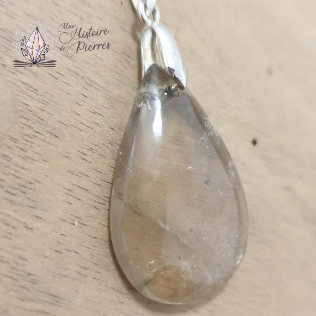 Pendentif Citrine goutte