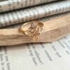 Bague Noeud de Sorcière doré acier inoxydable – Image 2